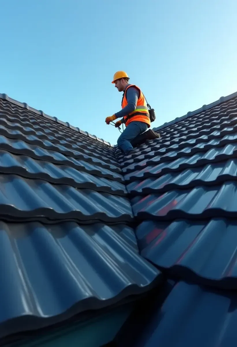 Valley iron and flashing repair