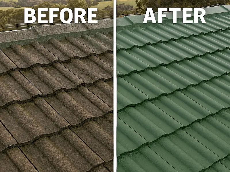 Complete roof restoration service